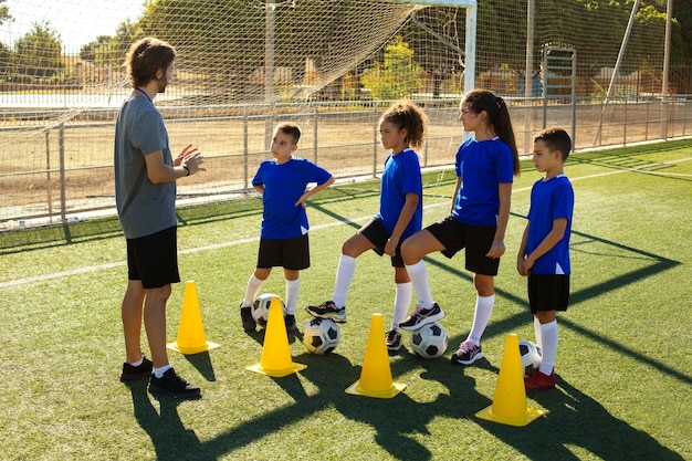 youth football drills for beginners