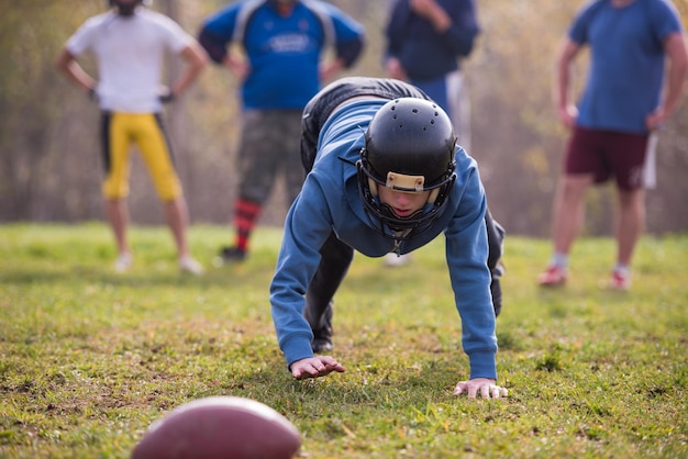 youth football drills for beginners